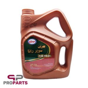 روغن موتور بهران سوپر رانا تمام سینتتیک 0w20 SN با حجم 4 لیتر شرکتی ایساکو مناسب برای موتور XU7P پلاس - پژو پارس - پژو 405 - سورن