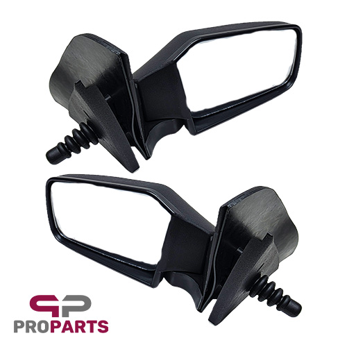 مجموعه آینه تاشو دستی سمت راست (شاگرد) و سمت چپ (راننده) بسته 2 عددی شهاب مناسب برای پراید