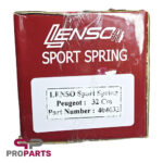 فنر لول جلو اسپرت سایز 32 (بسته بندی 2 عددی) لنزو LENSO مناسب برای پژو 206 - پژو 207 - پژو پارس - پژو 405