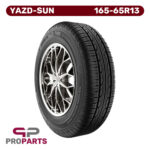 لاستیک یزد تایر سایز 165/65R13 گل SUN تک حلقه‌ای مناسب برای پراید