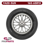 لاستیک یزد تایر سایز 165/65R13 گل SUN تک حلقه‌ای مناسب برای پراید