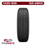 لاستیک یزد تایر سایز 165/65R13 گل SUN تک حلقه‌ای مناسب برای پراید