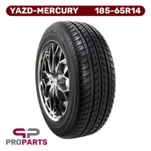 لاستیک یزد تایر سایز 185/65R14 گل MERCURY تک حلقه‌ای